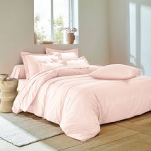 Linge de lit uni coton - Rose - Coton - Colombine - Blancheporte