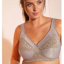 Soutien-gorge grand maintien - sans armatures - Taupe - 100D - Blancheporte