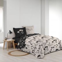 Parure de lit Selena imprimée, percale de coton - Blancheporte
