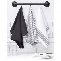 Torchons de cuisine assortis - lot de 3 - Blancheporte