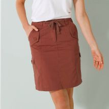 Jupe battle, popeline - Orange - Taille 42 - Coton - Blancheporte