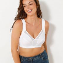Soutien-gorge minimiseur blanc - sans armatures - Blanc - 95E - Blancheporte