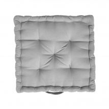 Coussin de sol uni coton - Blancheporte