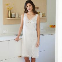 Fond de robe antistatique - Taille 54 - Écru - Blancheporte