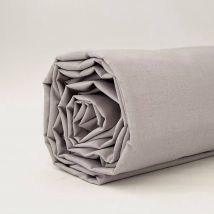 Drap-housse irrétrécissable uni coton - Blancheporte