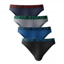 Slip My Petit Prix Athena - lot 4 - TXl - Bleu/noir - Athena - Blancheporte
