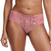 Shorty Suzy tulle brodé multicolore - T44 - Rose - Chantelle - Blancheporte