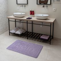 Tapis de bain motif "bain" - Blancheporte