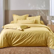 Linge de lit uni - coton bio** - Jaune - Coton/coton Bio - Colombine - Blancheporte