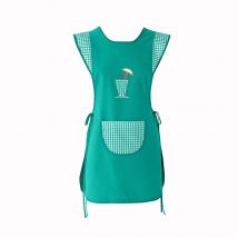 Tablier chasuble sans manches - Taille 52 - Vert - Blancheporte