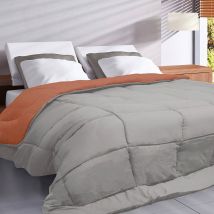 Couette unie douceur microfibre réversible 400g/m² - Blancheporte