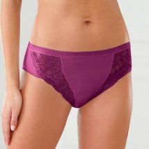 Culotte midi dentelle - lot de 3 - Taille 42/44 - Fruité - Blancheporte