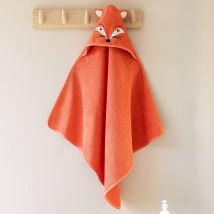 Cape de bain bébé déguisement renard - Jaune - Coton - Colombine Des Petits - Blancheporte