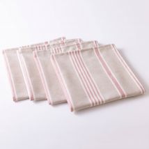 Serviettes de table rayées - lot de 4 - Blancheporte