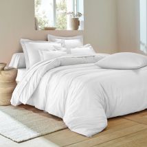 Linge de lit uni polyester-coton Colombine - Blancheporte