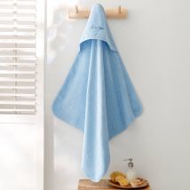 Cape de bain bébé personnalisable - Bleu - Coton - Colombine Des Petits - Blancheporte
