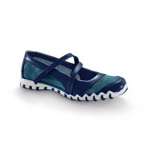 Ballerines de sport scratchées ultra-souples - Bleu - Taille 38 - Blancheporte