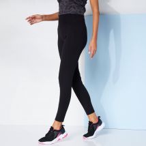 Legging de sport taille haute uni - Taille 52 - Noir - Blancheporte