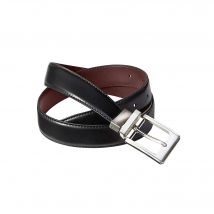 Ceinture réversible cuir - Taille 100 - Noir - Blancheporte