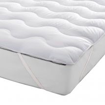 Surmatelas Hollofil Spring Ecolabel - Blanc - Coton - Abeil - Blancheporte