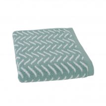 Serviette éponge coton jacquard 500 g/m² - Blancheporte