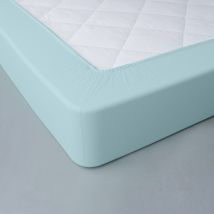 Drap-housse uni coton bonnet 32 cm - Blancheporte