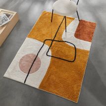 Tapis grand format imprimé rétro - rectangulaire - Blancheporte