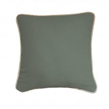 Coussin uni biais en jute - Blancheporte