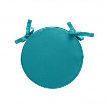 Coussin d'assise uni rond bachette - Blancheporte