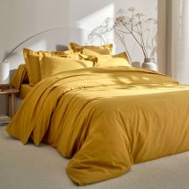 Linge de lit uni coton - Jaune - Coton - Colombine - Blancheporte