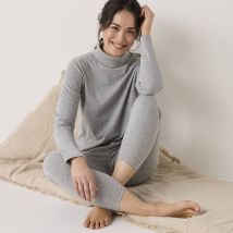 Sous pull thermique - col roulé - Taille 50 - Gris - Blancheporte