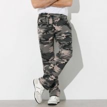 Pantalon jogging molleton bas droits - Taille Xl/56/58 - Gris - Blancheporte
