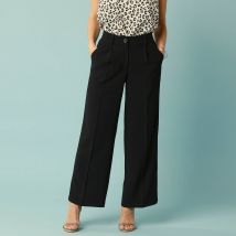 Pantalon large fluide Spécial Petites - Noir - 34 - Blancheporte