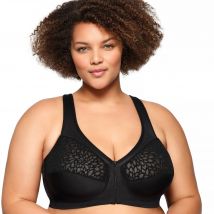 Soutien-gorge grand maintien "Magic Lift Glam" - sans armatures - Noir - 105G - Glamorise - Blancheporte