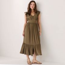 Robe longue unie sans manches - Blancheporte