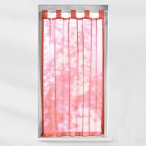 Vitrage droit voile uni finition pattes - Blancheporte