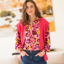 Gilet sans manches - Taille 52 - Rose - Blancheporte