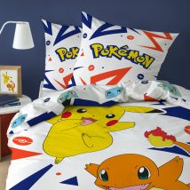 Parure de lit Pokemon - coton - Jaune - Coton - Pokemon - Blancheporte