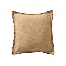 Coussin uni coton texturé - Blancheporte