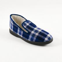 Charentaises homme fourrées - jusqu'au 47 - Bleu - Taille 43 - Blancheporte