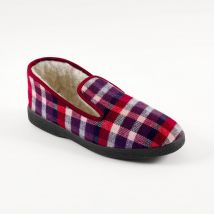 Charentaises homme fourrées - jusqu'au 47 - Rouge - Taille 42 - Blancheporte
