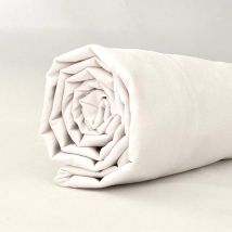 Drap-housse irrétrécissable uni coton - Blancheporte