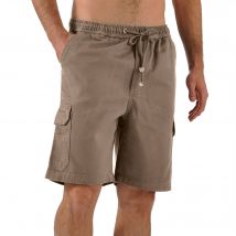 Bermuda cargo gabardine élastiqué - Blancheporte