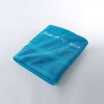 Serviette éponge personnalisable confort moelleux - Turquoise - Coton - Colombine - Blancheporte