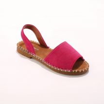 Sandales plates à bout ouvert - Rose - Taille 39 - Blancheporte