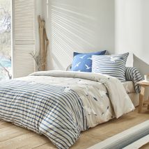 Linge de lit Plage - coton - Gris - Coton - Colombine - Blancheporte