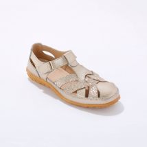Chaussures en cuir souple - Or - Taille 37 - Blancheporte