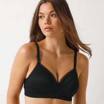 Soutien-gorge forme brassière maille stretch Agathe - sans armatures - Blancheporte