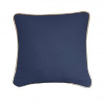 Coussin uni biais en jute - Blancheporte