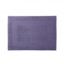 Tapis de bain éponge liteau motif frise grecque - Blancheporte